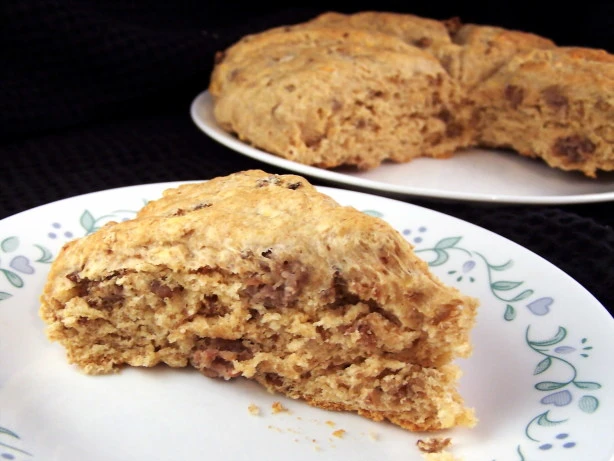 Freezer-Friendly Sausage and Cheddar Scones